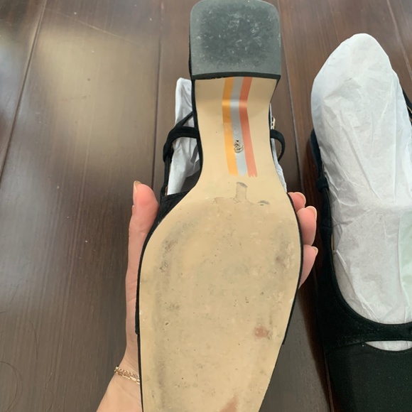 Sam Edelman Low Heel Tarra Slingbacks - Picture 3 of 5